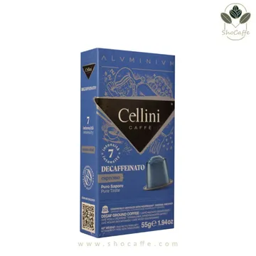 کپسول قهوه نسپرسو چلینی بدون کافئین Cellini Decaffeinato